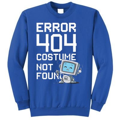 Error 404 Costume Not Found Halloween Geek Matching Sweatshirt