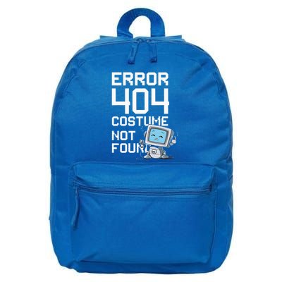 Error 404 Costume Not Found Halloween Geek Matching 16 in Basic Backpack