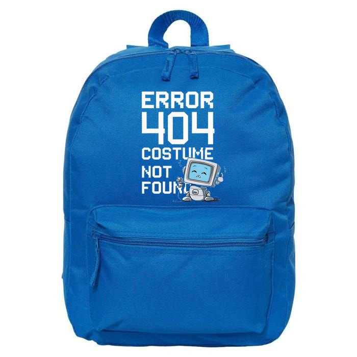 Error 404 Costume Not Found Halloween Geek Matching 16 in Basic Backpack
