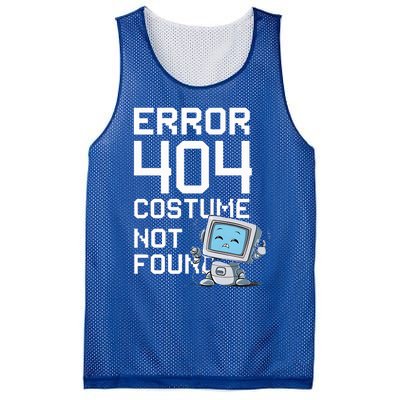 Error 404 Costume Not Found Halloween Geek Matching Mesh Reversible Basketball Jersey Tank