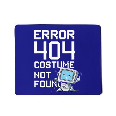 Error 404 Costume Not Found Halloween Geek Matching Mousepad