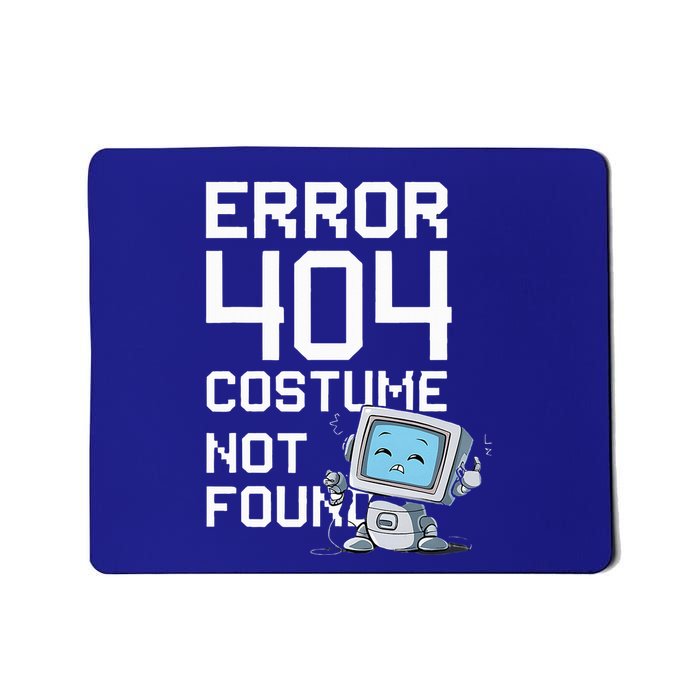Error 404 Costume Not Found Halloween Geek Matching Mousepad