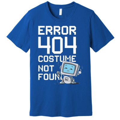 Error 404 Costume Not Found Halloween Geek Matching Premium T-Shirt