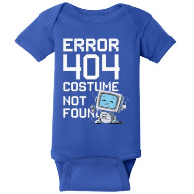 Error 404 Costume Not Found Halloween Geek Matching Baby Bodysuit