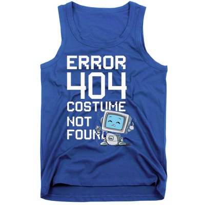 Error 404 Costume Not Found Halloween Geek Matching Tank Top