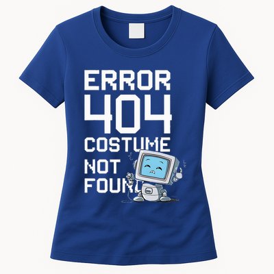 Error 404 Costume Not Found Halloween Geek Matching Women's T-Shirt