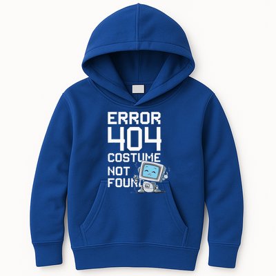 Error 404 Costume Not Found Halloween Geek Matching Kids Hoodie