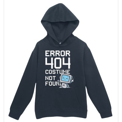 Error 404 Costume Not Found Halloween Geek Matching Urban Pullover Hoodie