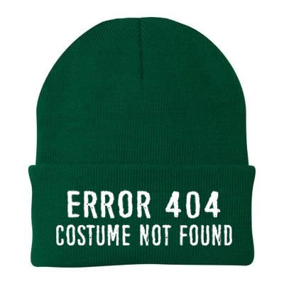 Error 404 Costume Not Found Funny Halloween Costume Knit Cap Winter Beanie