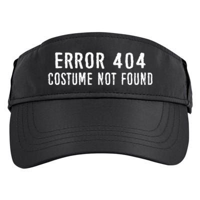 Error 404 Costume Not Found Funny Halloween Costume Adult Drive Performance Visor