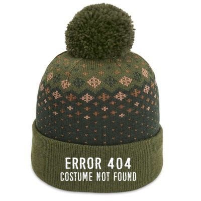 Error 404 Costume Not Found Funny Halloween Costume The Baniff Cuffed Pom Beanie