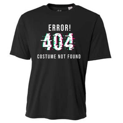 Error 404 Costume Not Found Funny Lazy Halloween Cooling Performance Crew T-Shirt