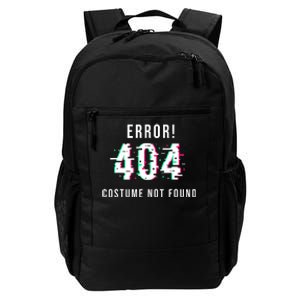 Error 404 Costume Not Found Funny Lazy Halloween Daily Commute Backpack