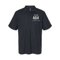 Error 404 Costume Not Found Funny Lazy Halloween Softstyle Adult Sport Polo