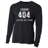 Error 404 Costume Not Found Funny Lazy Halloween Cooling Performance Long Sleeve Crew