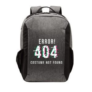 Error 404 Costume Not Found Funny Lazy Halloween Vector Backpack