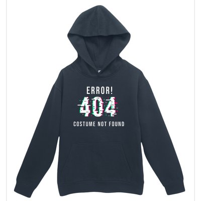 Error 404 Costume Not Found Funny Lazy Halloween Urban Pullover Hoodie