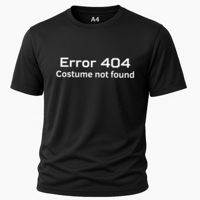 Error 404 Costume Not Found Funny Lazy Halloween Cooling Performance Crew T-Shirt