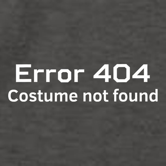 Error 404 Costume Not Found Funny Lazy Halloween Vector Backpack
