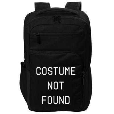 Error 404 Costume Not Found Funny Couples Matching Halloween Impact Tech Backpack