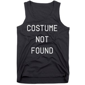 Error 404 Costume Not Found Funny Couples Matching Halloween Tank Top