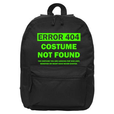 Error 404 Costume Not Found Halloween Matching 16 in Basic Backpack