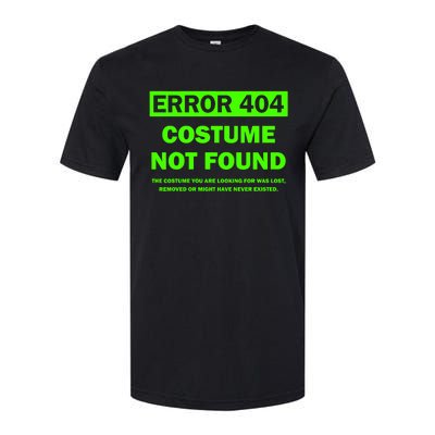 Error 404 Costume Not Found Halloween Matching Softstyle® CVC T-Shirt