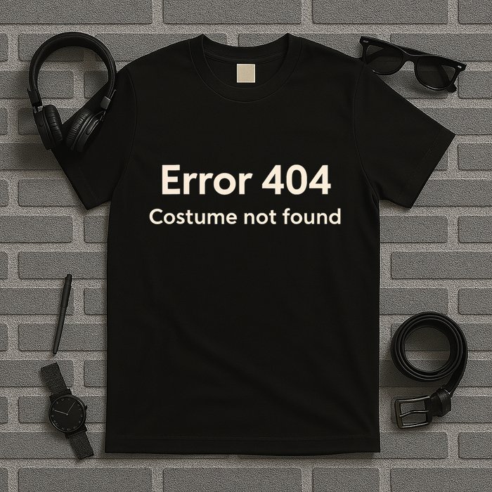 Error 404 Costume Not Found T-Shirt