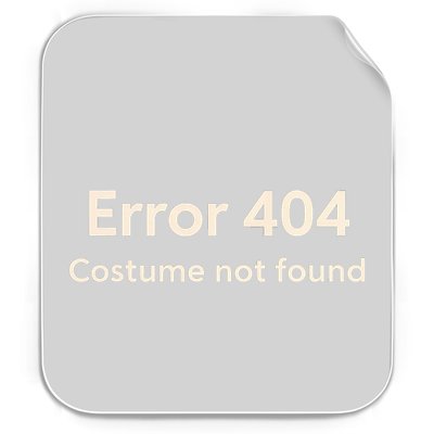Error 404 Costume Not Found Permanent Decal Sticker