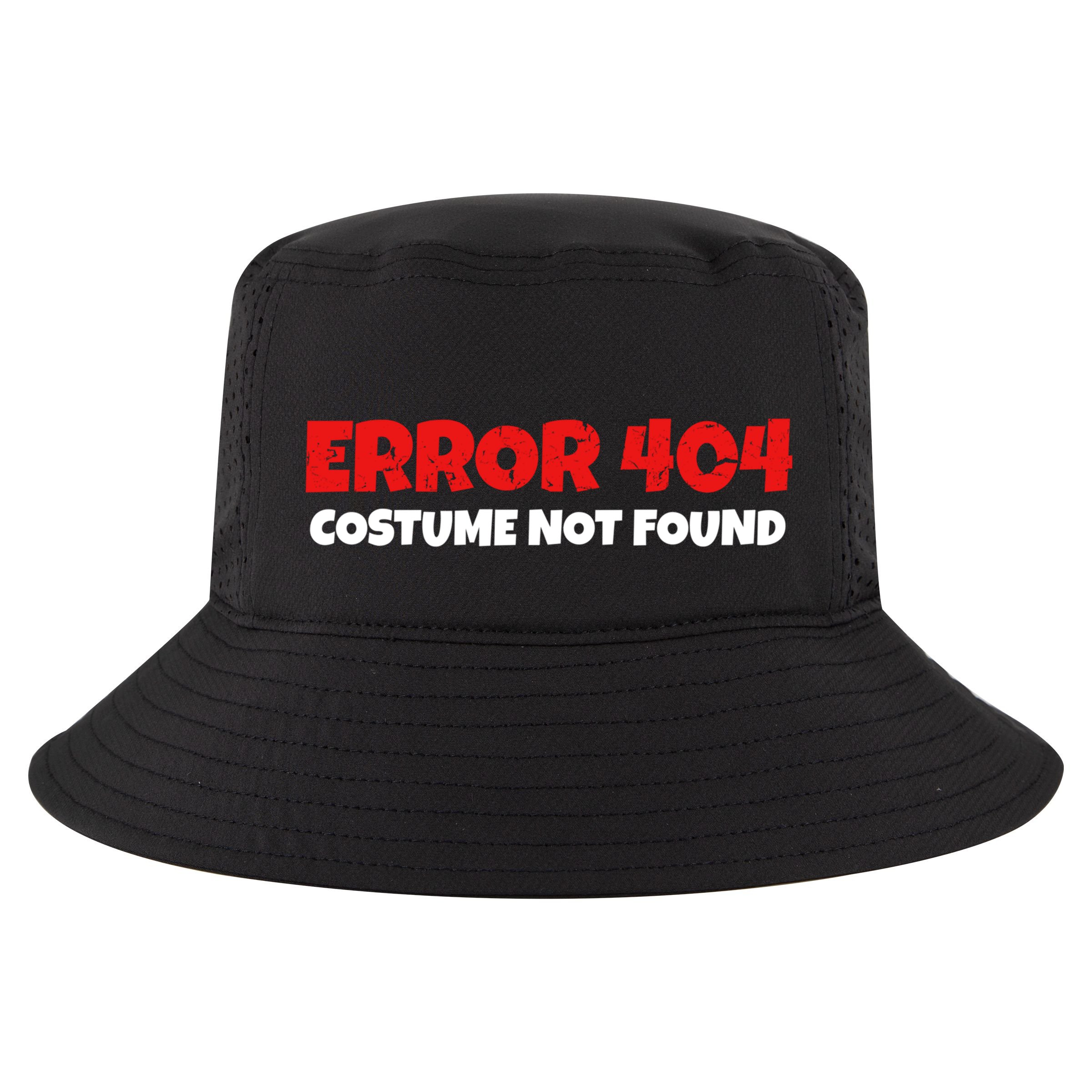 Error 404 Costume Not Found Nerds Halloween Costume Gift Cool Comfort Performance Bucket Hat