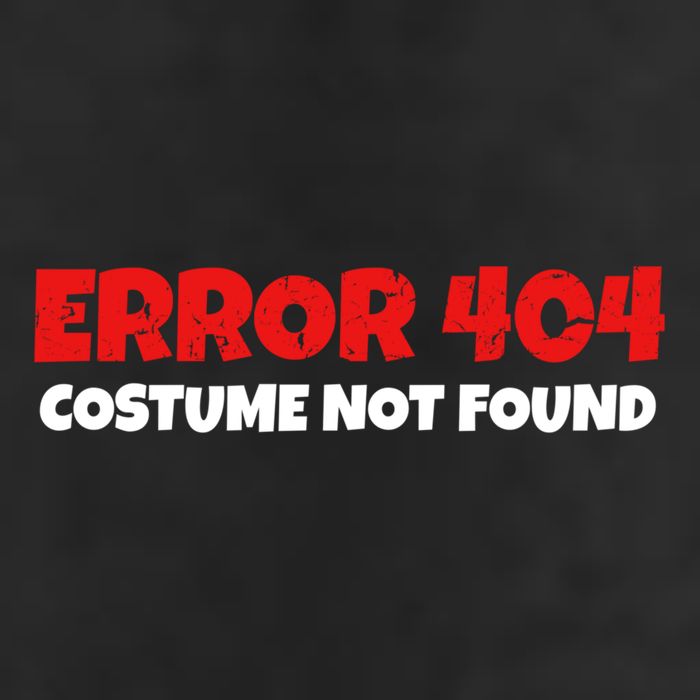 Error 404 Costume Not Found Nerds Halloween Costume Gift Cool Comfort Performance Bucket Hat