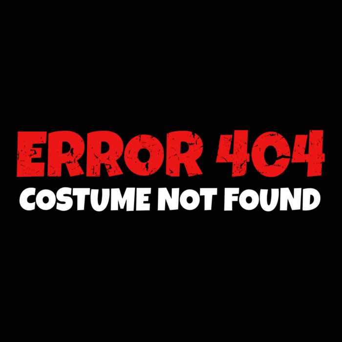 Error 404 Costume Not Found Nerds Halloween Costume Gift 7-Panel Snapback Hat