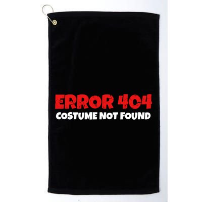 Error 404 Costume Not Found Nerds Halloween Costume Gift Golf Towel