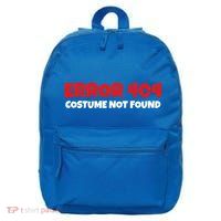 Error 404 Costume Not Found Nerds Halloween Costume Gift 16 in Basic Backpack