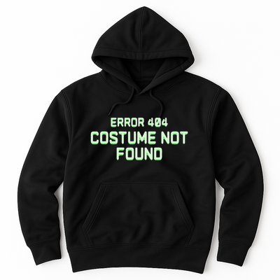 Error 404 Costume Funny Lazy Halloween Hoodie