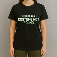 Error 404 Costume Funny Lazy Halloween T-Shirt