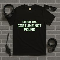 Error 404 Costume Funny Lazy Halloween T-Shirt