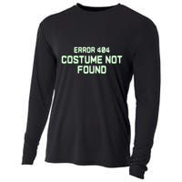 Error 404 Costume Funny Lazy Halloween Cooling Performance Long Sleeve Crew