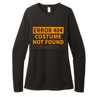 Error 404 Costume Not Found Matching Funny Lazy Halloween Womens CVC Long Sleeve Shirt