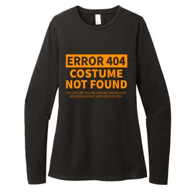 Error 404 Costume Not Found Matching Funny Lazy Halloween Womens CVC Long Sleeve Shirt