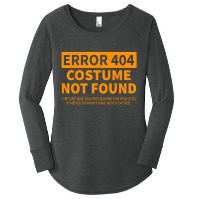 Error 404 Costume Not Found Matching Funny Lazy Halloween Women's Perfect Tri Tunic Long Sleeve Shirt