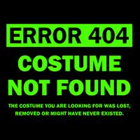 Error 404 Costume Not Found Halloween Matching Drawstring Bag