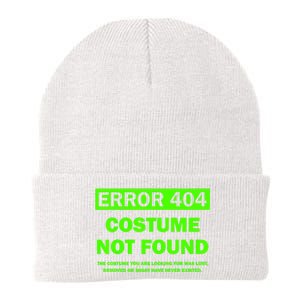 Error 404 Costume Not Found Halloween Matching Knit Cap Winter Beanie