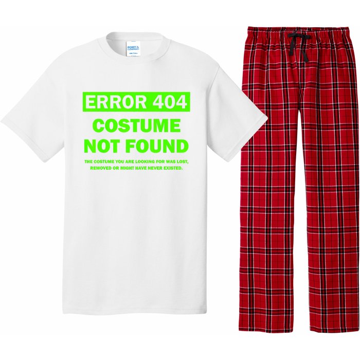 Error 404 Costume Not Found Halloween Matching Pajama Set