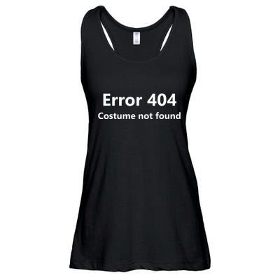 Error 404 Costume Not Found Funny Lazy Halloween Ladies Essential Flowy Tank