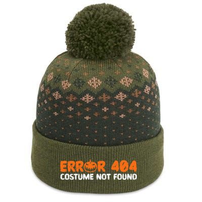 Error 404 Costume Not Found Halloween Trick Or Treat Scary The Baniff Cuffed Pom Beanie