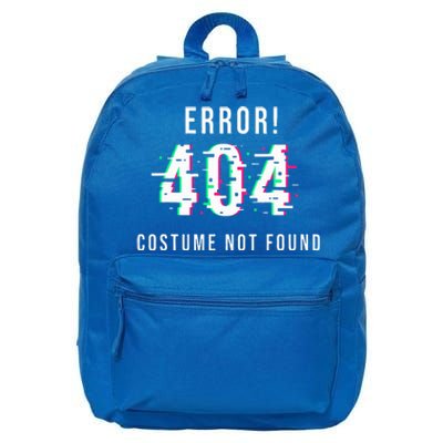 Error 404 Costume Not Found Funny Lazy Halloween 16 in Basic Backpack