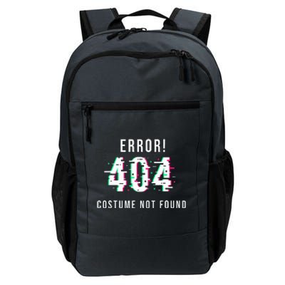 Error 404 Costume Not Found Funny Lazy Halloween Daily Commute Backpack