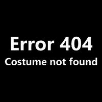 Error 404 Costume Not Found Funny Lazy Halloween Full-Length Apron With Pockets
