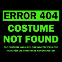 Error 404 Costume Not Found Halloween Matching Drawstring Bag